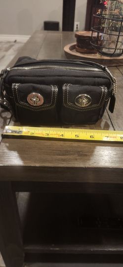 Vintage Coach Mini Legacy Double Turnlock Pouch bag