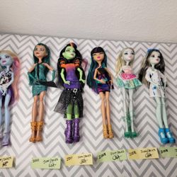 Monster High Dolls  (Read Description For Prices) 