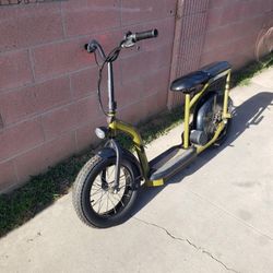 Strong Pull Strong Torque. Big Boys Scooter. Is heavy. 22mph 30miles range. RAZOR brand cost $1,500! Online. I have it for $750! Is Already Cheap. SOO