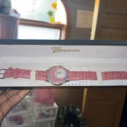 Geneve Pink Watch 