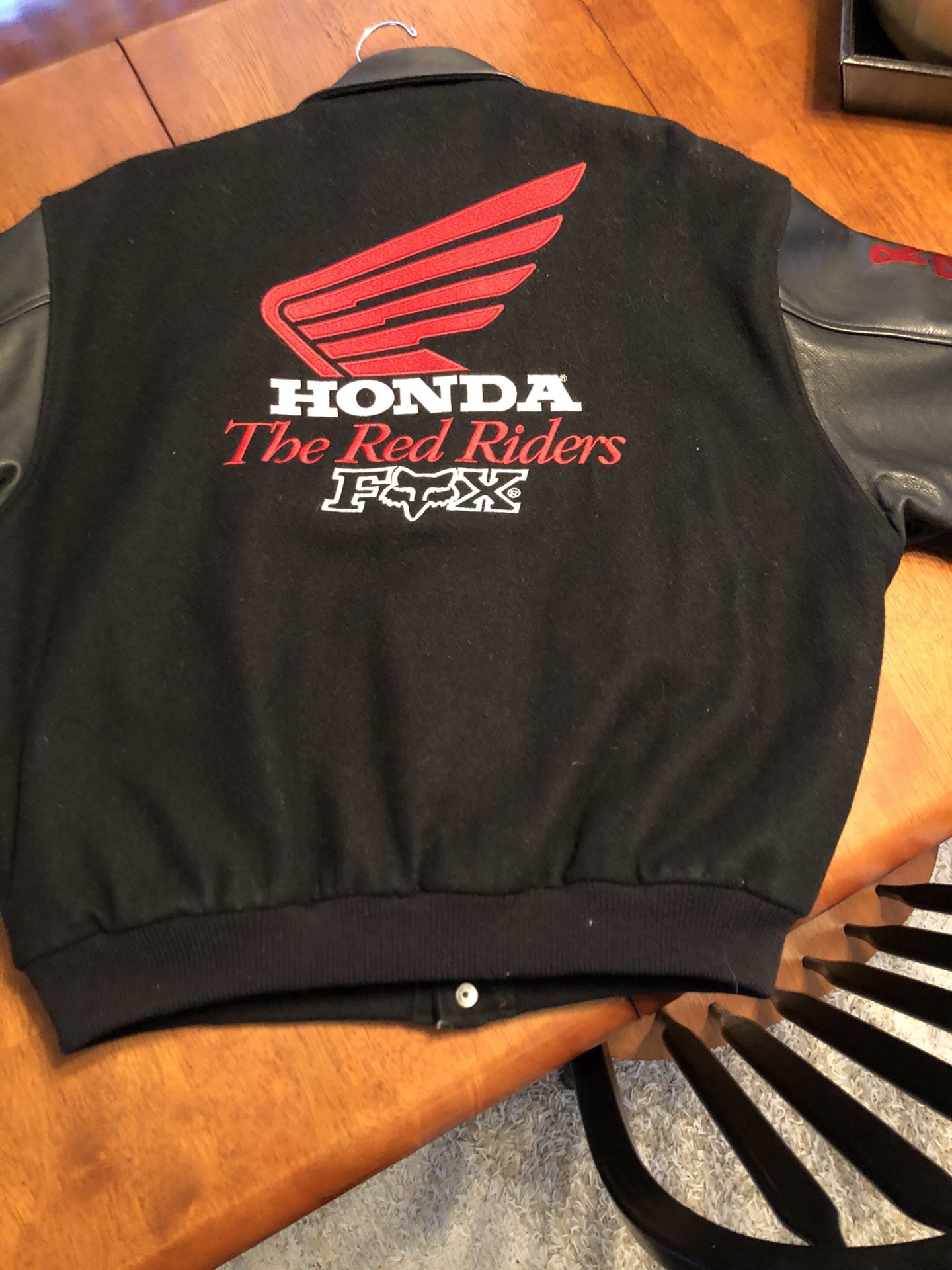 Vintage Fox Honda Ride Red XL jacket
