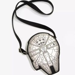 Loungefly Star Wars Millennium Falcon Faux Leather Crossbody Shoulder Bag NWT