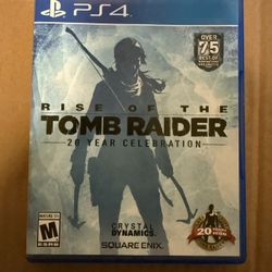 Rise of the tomb raider 20 years celebration (PS4)