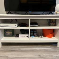 $50 White TV Stand