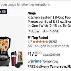 Ninja Mega Kicken system 1500