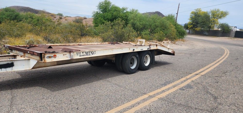Fleming 30k gvw equipment trailer air brake
