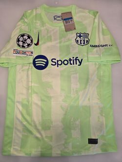 Men's Green Barcelona 2024/25  Jersey