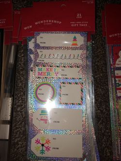 Gift tags