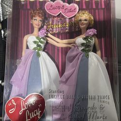 Lucy and ethel barbie doll sales gift set