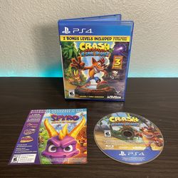 Crash Bandicoot: N-Sane Insane Trilogy (Sony PlayStation 4 2017) PS4 Game Tested