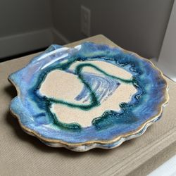 Handcrafted Ceramic Accent Tray ( firm on price ) 