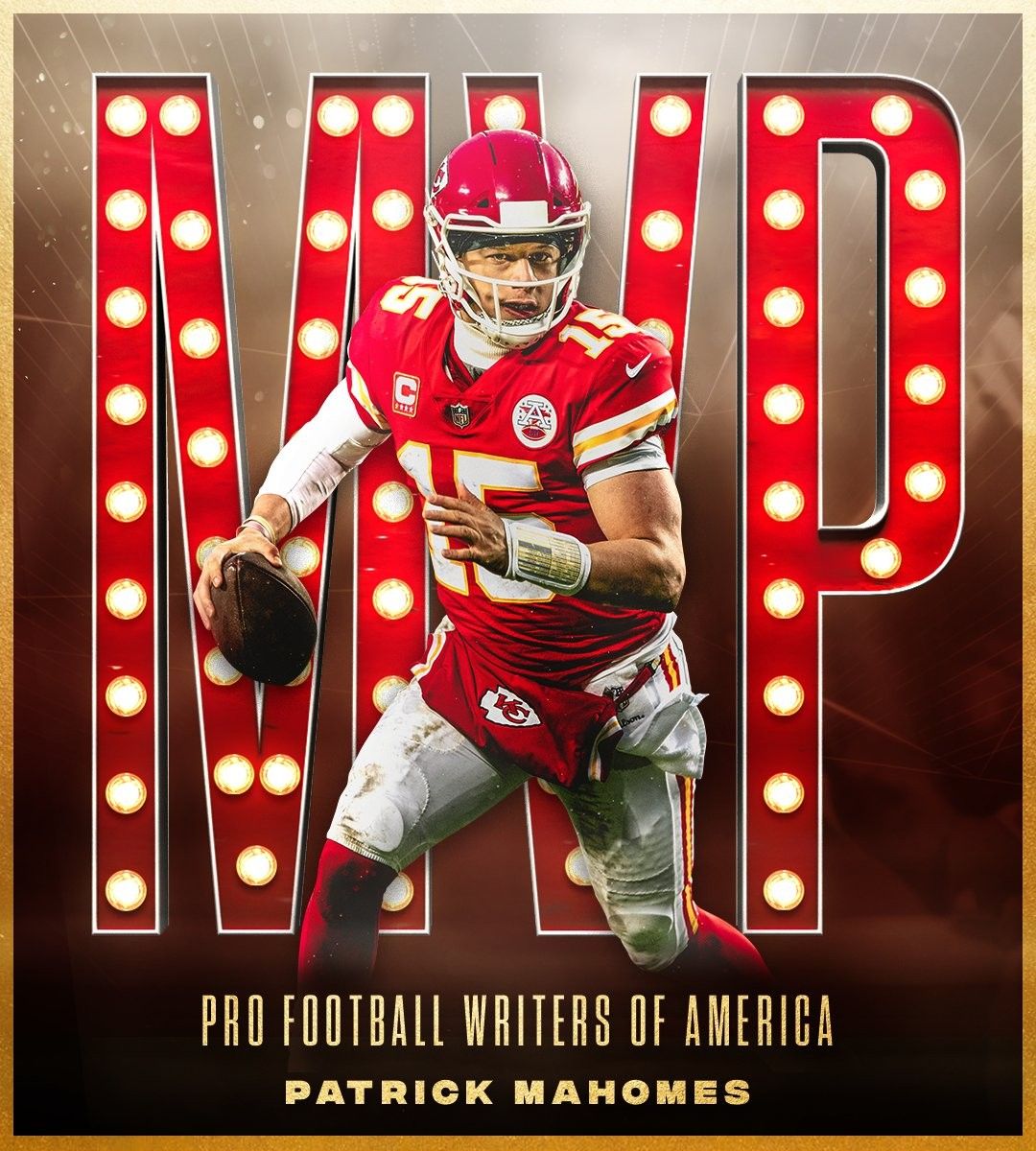 13" x 19" POSTER PATRICK MAHOMES CHIEFS SUPERBOWL POSTER ART PRINT