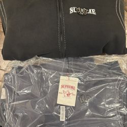 Supreme FW25’ week 13 Supreme®/True Religion® Zip Up Hooded Sweatshirt