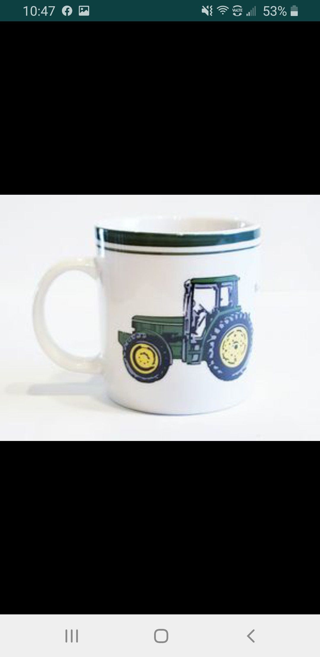 John Deere Tractor Mug Farming Coffe Cup Country