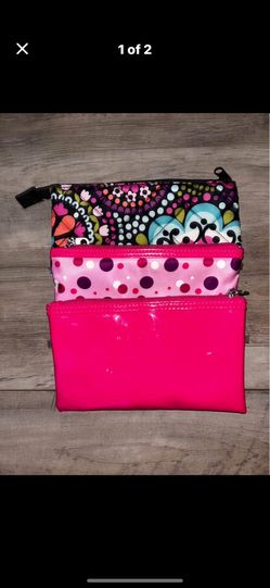 Trio Zip Toiletries / Makeup / Travel Bags 