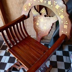 moorish Anglo Indian Arm Chair 