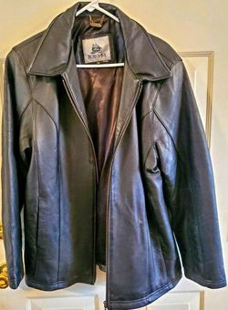 Mens leather coat