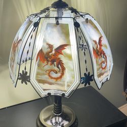 Red Dragon Lamp