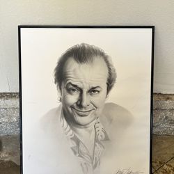 Jack Nicholson portrait