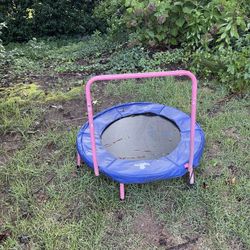 Kids Fold And Go Small Trampoline in great shape
