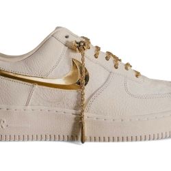 10M Victor Solomon Nike Air Force 1 White Gold Men's 