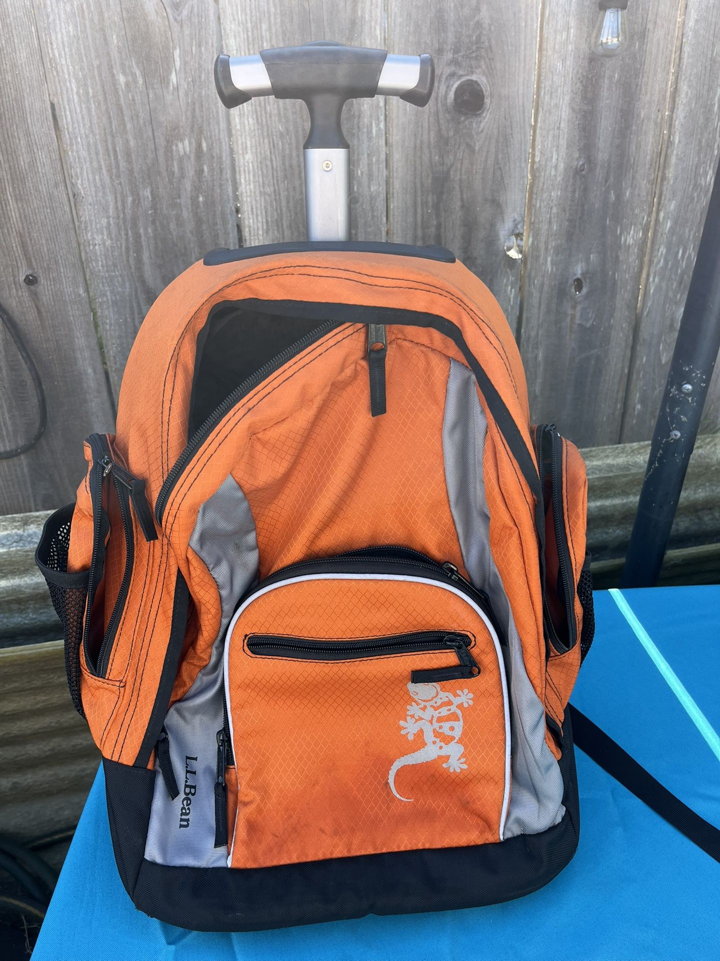 Kids L.L. Bean rolling backpack