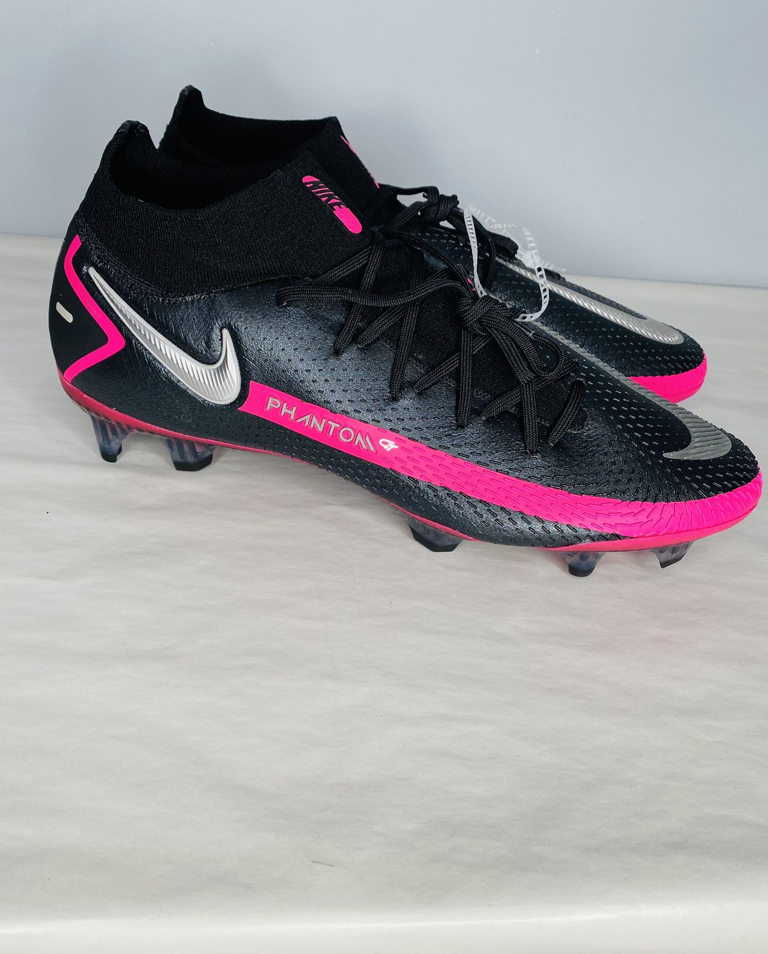 NIKE PHANTOM GT ELITE DF FG ACC FLYKNIT CLEATS CW6589 006 MENS