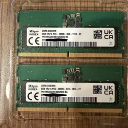 SK Hynix 16GB 2x8GB)  DDR5 4800