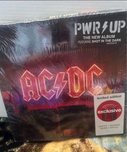 AC/DC PWR UP vinyl t shirt bundle Target exclusive