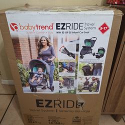 Babytrend Ezride Carseat  And  stroller.