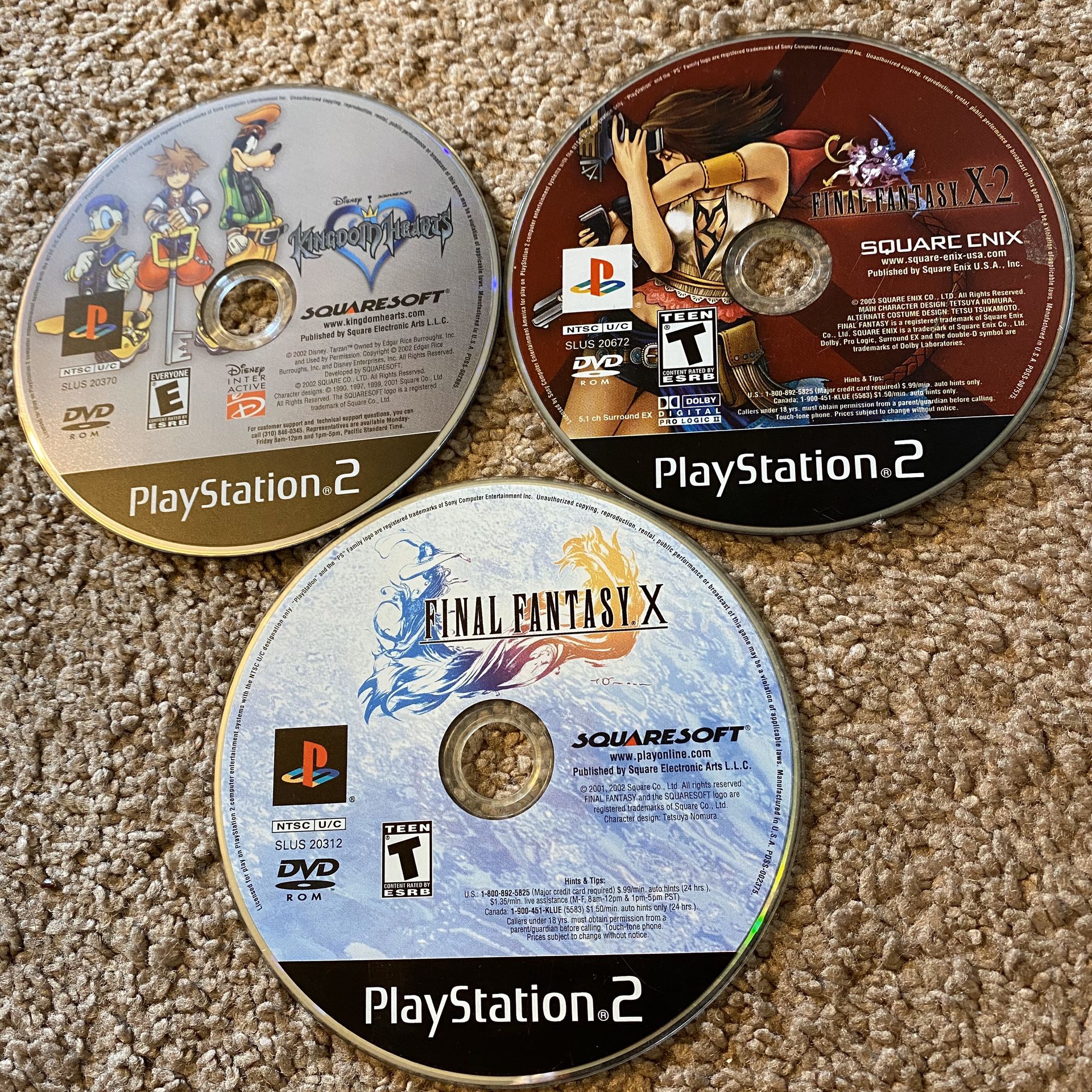 PS2 Bundle: Final Fantasy & Kingdom Hearts