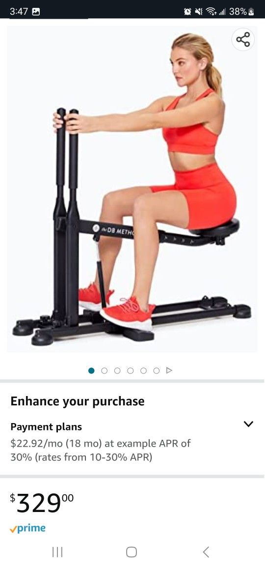 The DB Method squat machine.