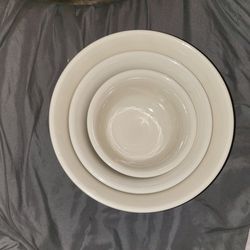 Vintage Longaberger Bowls Set Of 3