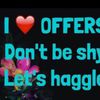 Make Offers! Haggle! 