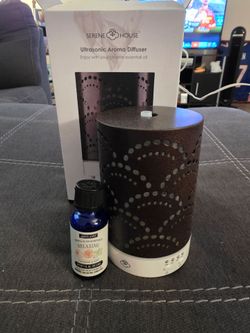 Serene House Aroma Diffuser and essential oil