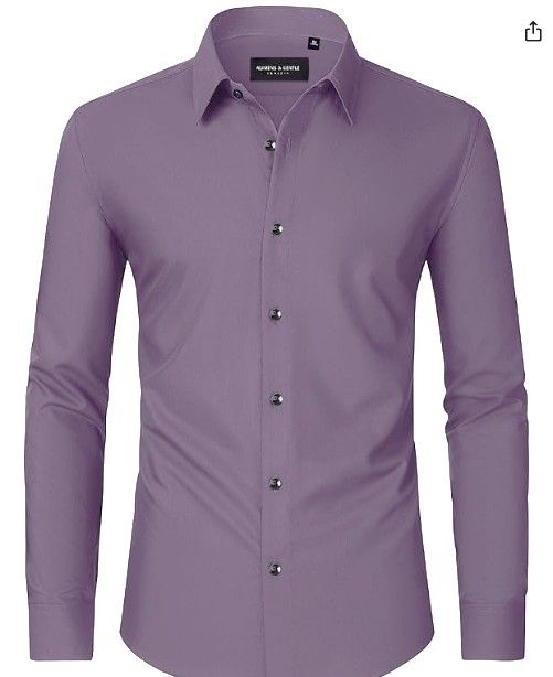 NEW - Van Heusen Men's Dress Shirt Fitted Poplin Solid
