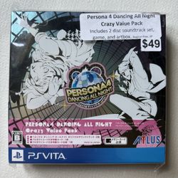 Persona 4 Dancing All Night Crazy Value Pack Limited Edition Complete CIB Sell/Trade
