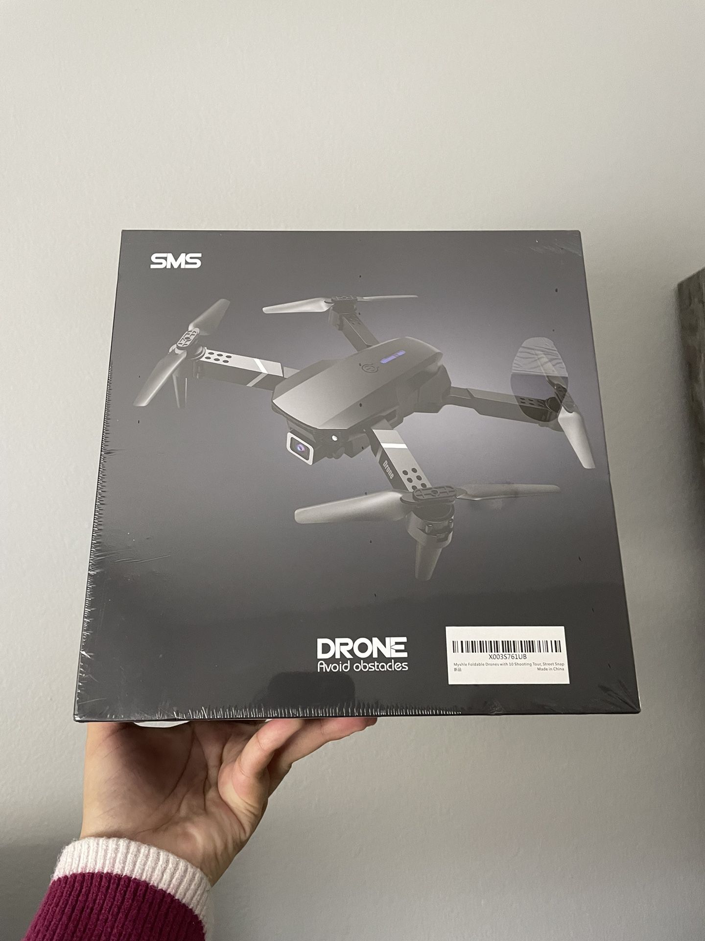 Myshle SMS Drone Foldable Drones with 4K HD Camera