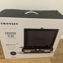 ☀️25% OFF - NEW - Crosley Cruiser Plus Bluetooth  Record Player