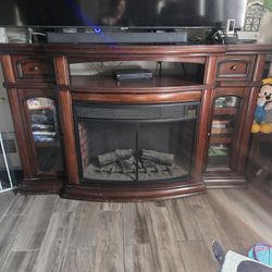Fire Place Entertainment Center 