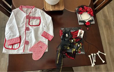 Dia de los Muertos accessory set /$4Kids Chef Costume and Halloween Accessory Set $4 / Dia de los Muertos accessory set