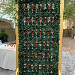 Wedding Reception / Party Champagne Wall 