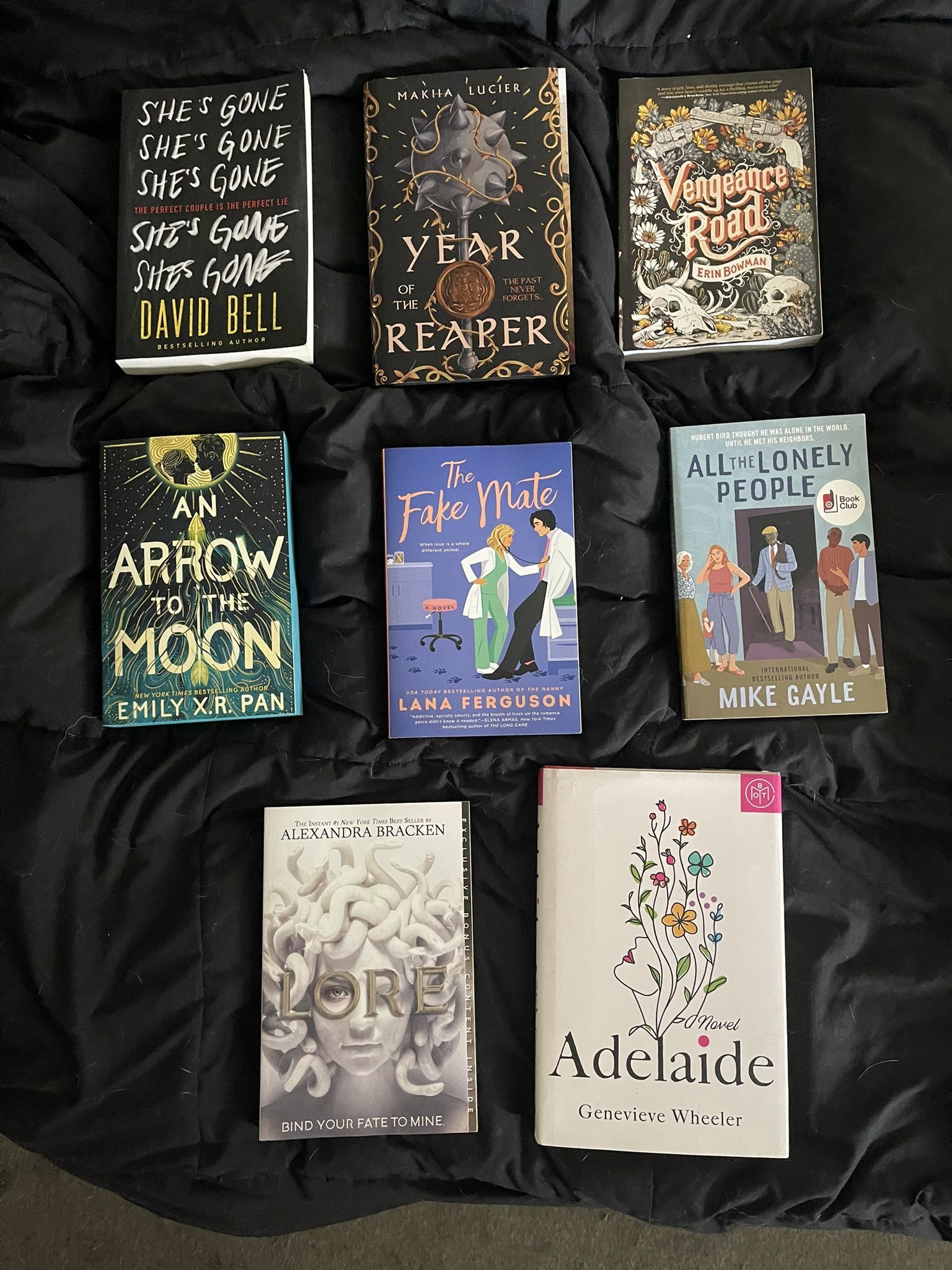 Popular Books (Romance, Fantasy, Thriller, Lit Fic)