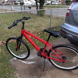 Red Huffy 18’ Mountain Bike