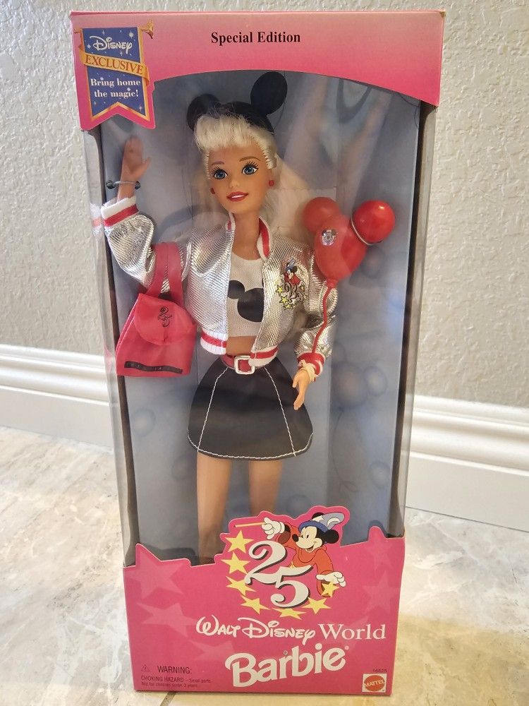 Barbie. Mattel. 25th Disneyworld Barbie.