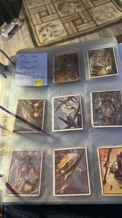Vintage military tobacco cards
