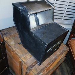 Antique Coal Scuttle Edwardian Or Style 