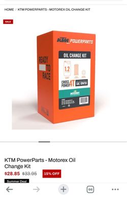 KTM PowerParts Motorex Oil Change Kit