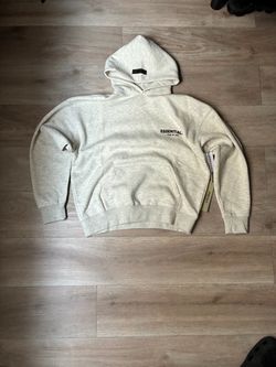 Light grey essential hoodie size L and S