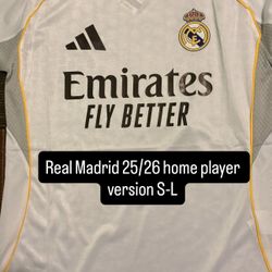Real Madrid Home 25/26 Player Version 
